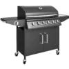 Gasgrill med 6 brændere og sideblus
