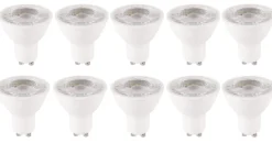 GU10 LED 5W 2700K (10 stk.) varmt lys