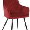 Hanne velour bordeaux