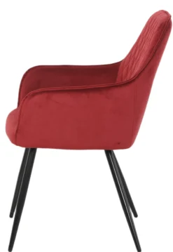 Hanne velour bordeaux
