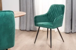 Hanne velour mørkegrøn