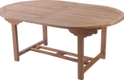 Havebord teaktræ 120x180/240cm