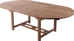 Havebord teaktræ 120x180/240cm