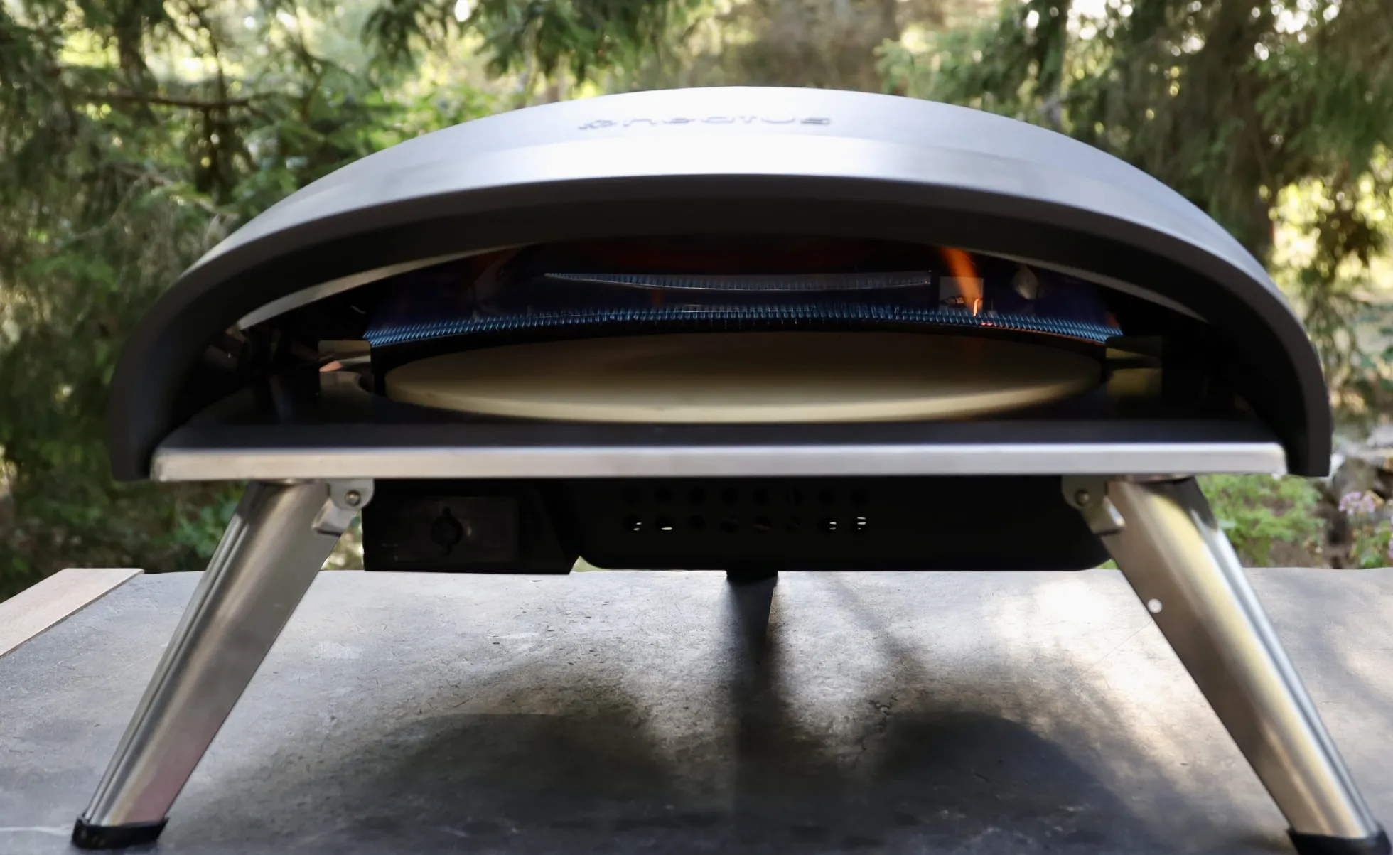 Heatus pizzaovn til gas 12" sort