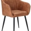 Helle cowboystof cognac/sort