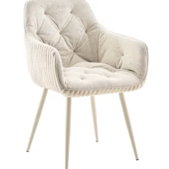 Holly imiteret pels creme/creme