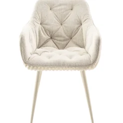 Holly imiteret pels creme/creme