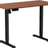Hæve sænkebord brun 120x60cm
