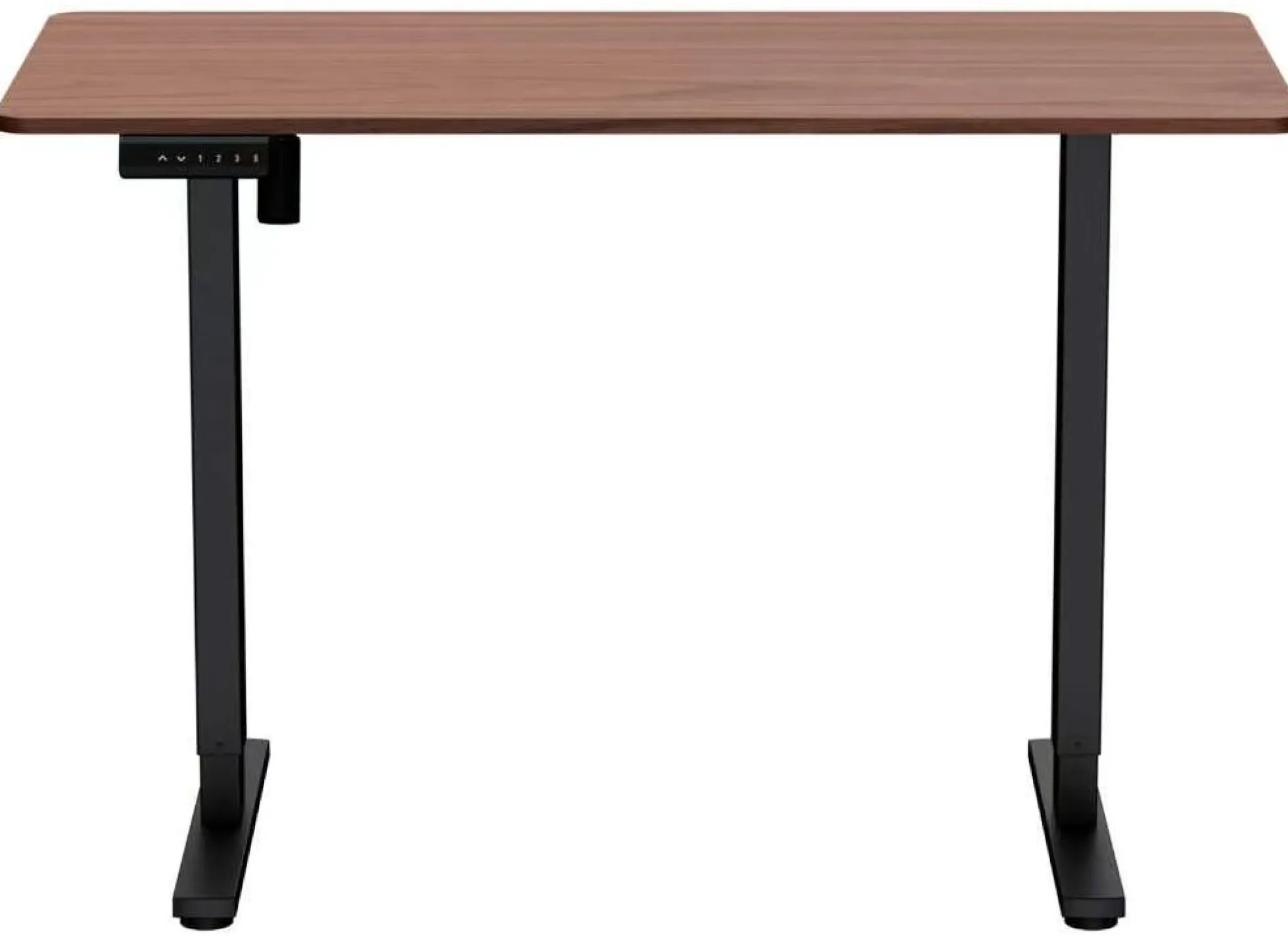 Hæve sænkebord brun 120x60cm
