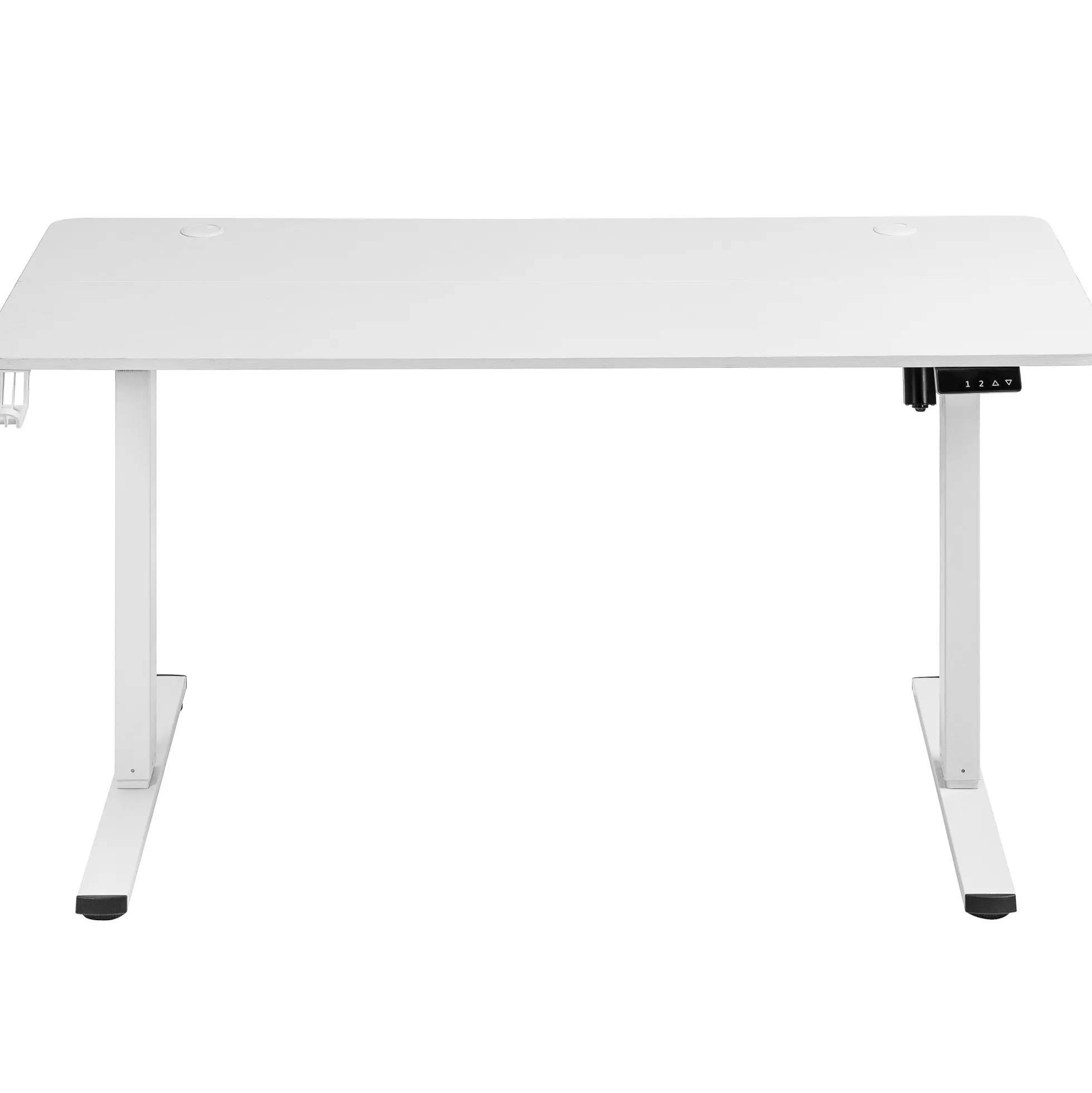 Hæve sænkebord hvid 140x60cm