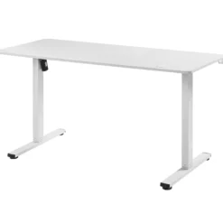 Hæve sænkebord hvid 160x60cm