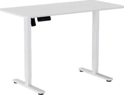 Hæve sænkebord hvid 120x60cm