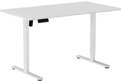 Hæve sænkebord hvid 140x80cm