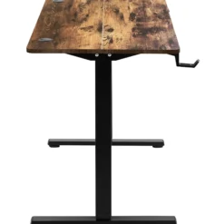 Hæve sænkebord mørkebrun 160x60cm
