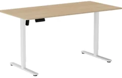 Hæve sænkebord natur 160x80cm