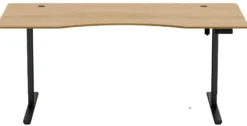 Hæve sænkebord PLUS natur 200x100cm