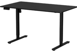 Hæve sænkebord sort 140x80cm