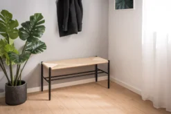 Isabella med fletsæde natur/sort