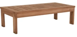 Jakarta loungebord teaktræ 120x60x35cm