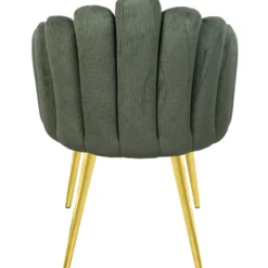 Jasmin fløjl grøn/guld