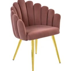 Jasmin stof rosa/guld