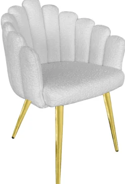 Jasmin teddy hvid/guld