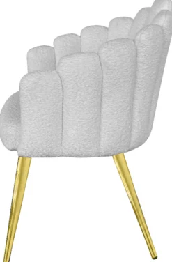 Jasmin teddy hvid/guld