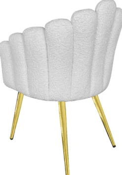 Jasmin teddy hvid/guld