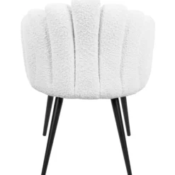 Jasmin teddy hvid/sort
