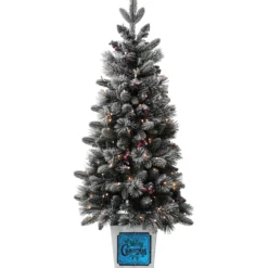 Juletræ med lys 120cm