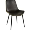 Karla kunstlæder sort m. gul syning