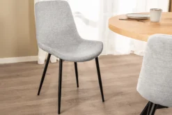 Karla stof grå
