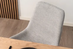 Karla stof lysegrå