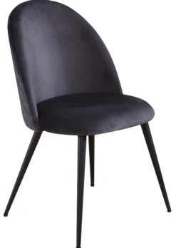 Karoline velour grå