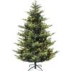 Klassisk juletræ med lys 150cm