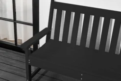Komposit bænk sort