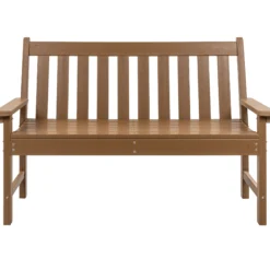 Komposit bænk teak
