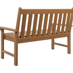 Komposit bænk teak