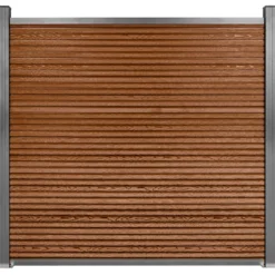 Komposithegn med 2 stolper 164cm brun