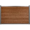 Komposithegn med 2 stolper 104cm brun