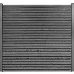 Komposithegn med 2 stolper 179x180cm antracitgrå/grå