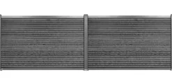 Komposithegnsæt 233x104cm antracitgrå