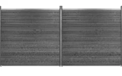 Komposithegnsæt 353x164cm antracitgrå