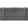 Komposithegnsæt 572x120cm antracitgrå/grå