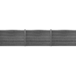 Komposithegnsæt 346x120cm antracitgrå/grå