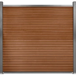 Komposithegnsæt 526x164cm brun