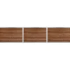 Komposithegnsæt 346x120cm brun/alu