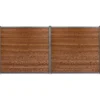 Komposithegnsæt 353x180cm brun/grå