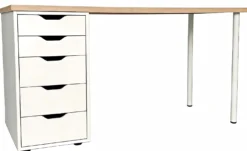 Kristiansund hvid 140x59x73cm