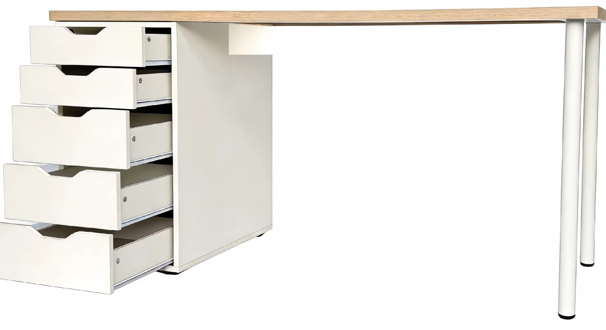 Kristiansund hvid 140x59x73cm